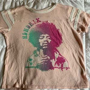 Light pink “Hendrix” tee. Size 12